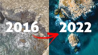 Recreating my FIRST Drone Shots from 2016! DON'T Do These Mistakes!