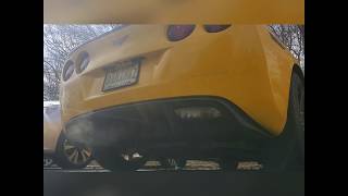 2005 Corvette TSP Headers and X-pipe BEFORE AND AFTER!!