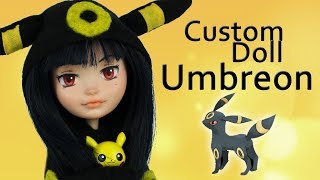 Custom Doll Repaint! Umbreon Anime Schoolgirl for Rosy_dream_dolls – Pokemon Swap!