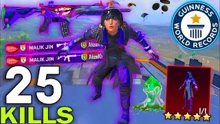 25 KILLS!🔥 BEST FASTEST GAMEPLAY With JOKER SET😍PUBG MOBILE