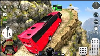 Death Road Bus Simulator 2023 - Passen Transport Bus Uphill Driving 3D : Android Gameplay