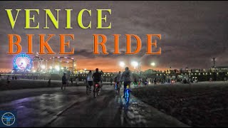 Venice Electric Light Bike Ride Parade 2020, Venice, Los Angeles County, California. USA