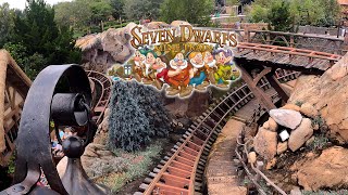 Seven Dwarfs Mine Train [4K] Front Seat POV - Magic Kingdom - Walt Disney World