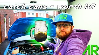 ARE OIL CATCH CANS WORTH HAVING? | EXTRACTING LOTS OF DIRTY OIL! | FOCUS RS