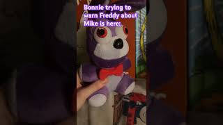 Bonnie trying to warn Freddy about Mike is here