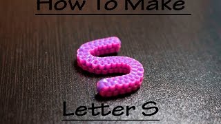 How To Make Letter S, C & U Scoobie