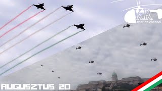 Augusztus 20. Légibemutató Budapest, 2021