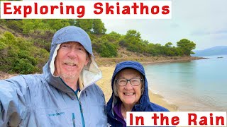 Three days Exploring Skiathos mostly in the Rain. Skiathos is small but there is lots to see.