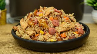 Arroz con Pollo Agridulce Fácil y Rápido/Cómo Hacer Arroz con Pollo Agridulce Perfecto