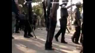 Bangladesh Police Shoots Protester at Point Blank Range