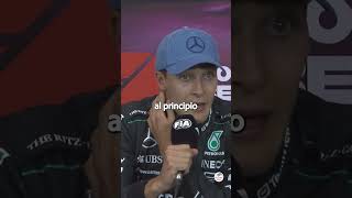 George Russell en la conferencia de Prensa post Gran premio de Bélgica 🇧🇪