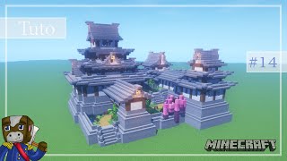 Minecraft - Tuto Construire un Village Japonais de A à Z #14 - Le Château