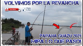 DE TANTO PIQUE NO PODIAMOS COMER!!/PESCA EN RIO PARANA GUAZU!