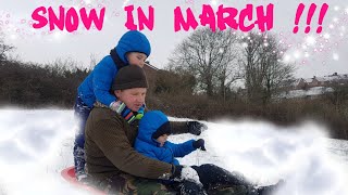 Snow in March!