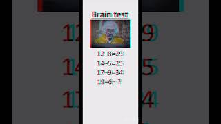 brain test 🧐 only for genius #shorts