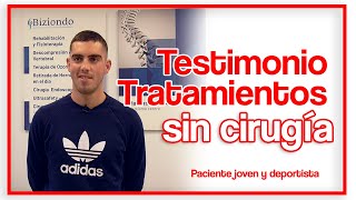 ✅Testimonio: Iker Vicente,  Paciente Joven y deportista con problemas de espalda | Biziondo