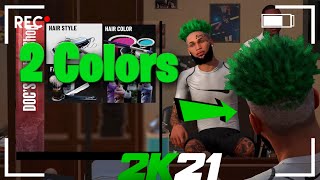 How To Have 2 Hair Colors In NBA2K21