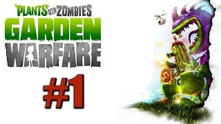 Plants vs. Zombies: Garden Warfare - Gameplay Walkthrough Part 1 - Gardens & Graveyards (Xbox 360)