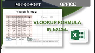 How to use VLOOKUP formula in Excel | VLOOKUP in excel for beginners | Lecture 10