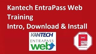 Kantech EntraPass Web Training - Intro, Download & Install