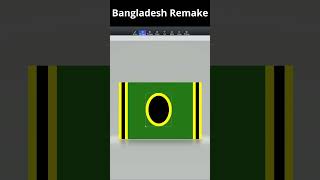 Bangladesh Flag Remake #country #flag #bangladesh