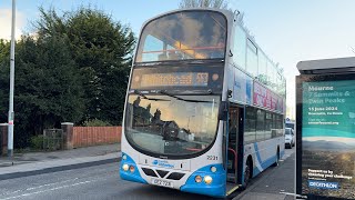 Translink Ulsterbus | Wright Eclipse Gemini 1 Volvo B9TL 2231 | Route 563 to Whitehead | (OEZ 7231)