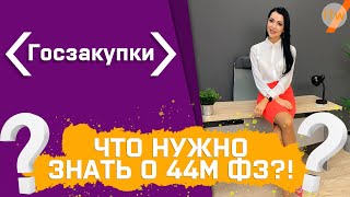 Все что нужно знать о 44-ФЗ! От регистрации до победы!