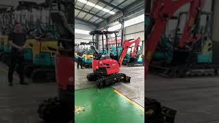 China made autonomous earthmoving machinery  OULIDE driverless RC / remote controlled mini excavator