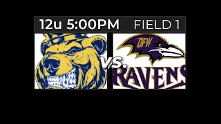 DFW RAVENS (TX) VS CALI BEARS (CA)  12U