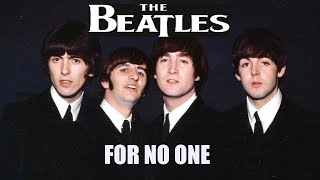 For No One - The Beatles Ballads Karaoke