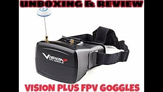 UNBOXING & REVIEW of Vision Plus FPV Goggles !!!