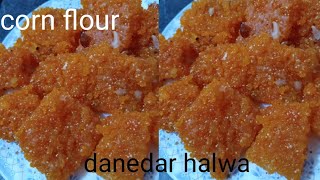 cornflour ka danedar halwa*cornflour ka danedar halwa banane ka rarika*by cooking with shabana