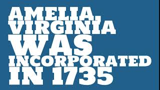 When was Amelia, Virginia founded?