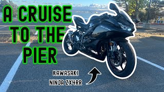 TAKING MY ZX4RR TO THE PIER | 2024 KAWASAKI NINJA ZX4RR