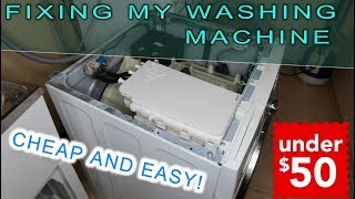 FIXING BROKEN WASHING MACHINE - CHEAP AND EASY! | DISPENSER DRAW