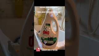 Drum cleaning 95  & OMO towel wash 75