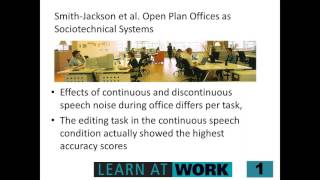 Effects of Environmental Design - Learn At WORK - Webinar