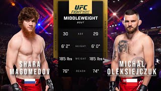 SHARA MAGOMEDOV VS MICHAL OLEKSIEJCZUK FULL FIGHT UFC ABU DHABI