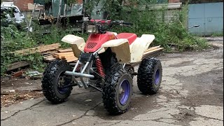 Холодный запуск легендарного yamaha blaster 200