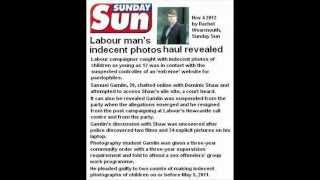 Labour25 plus 16 Samuel Gamlin Convicted for paedophile images