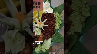 #VIDEOSHORTS #TUMPENG #MAKANANINDONESIA #BIKINLAPER