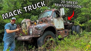 Recovery of an Abandoned Mack Oil Field Truck