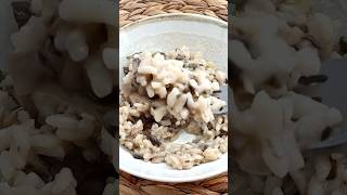 Mushroom risotto. Full recipe in the description