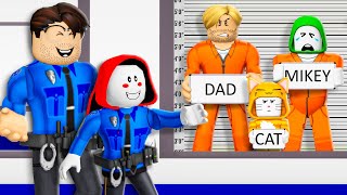 JJ POLICE Family vs Mikey CRIMINAL Family | Maizen Roblox | ROBLOX Brookhaven 🏡RP - FUNNY MOMENTS