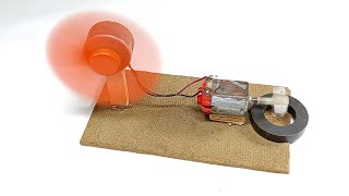 100% Self Running Free Energy Fan Device With DC Motor And Magnet