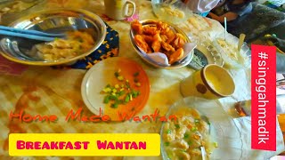 Mami Momoi Masak Wantan untuk Breakfast