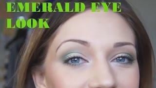 TUTORIAL: Emerald Green Eye Makeup