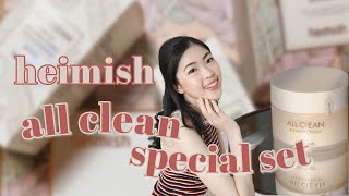 heimish all clean special set review ✨  ft. stylekorean try me review ✨ heimish skincare review