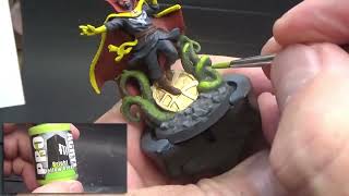 Painting Doctor Strange a Marvel Zombies Zombicide Miniature