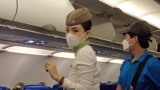 These slim and beautiful Vietnamese cabin crew members are dedicated to helping passengers